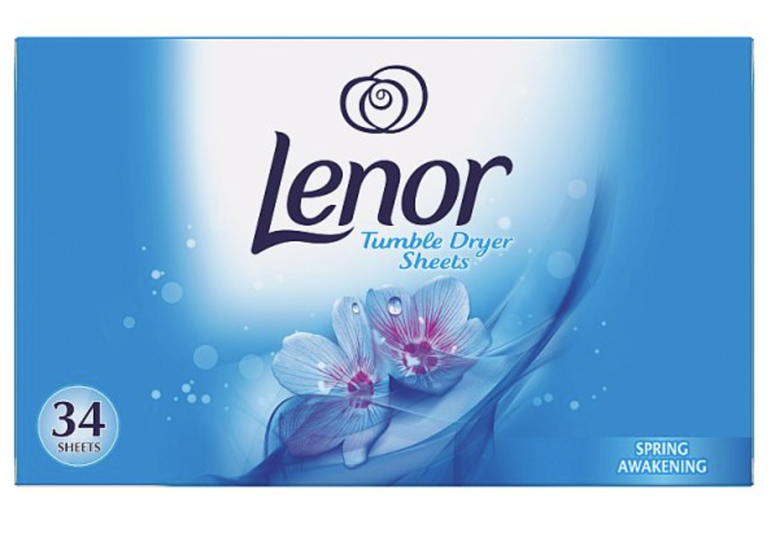 Kensington Brunei - Lenor Tumble Dryer Sheets Spring Awakening 34 Sheets